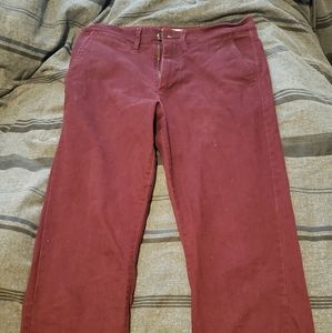 Goodfellow 29x30 Maroon Chinos